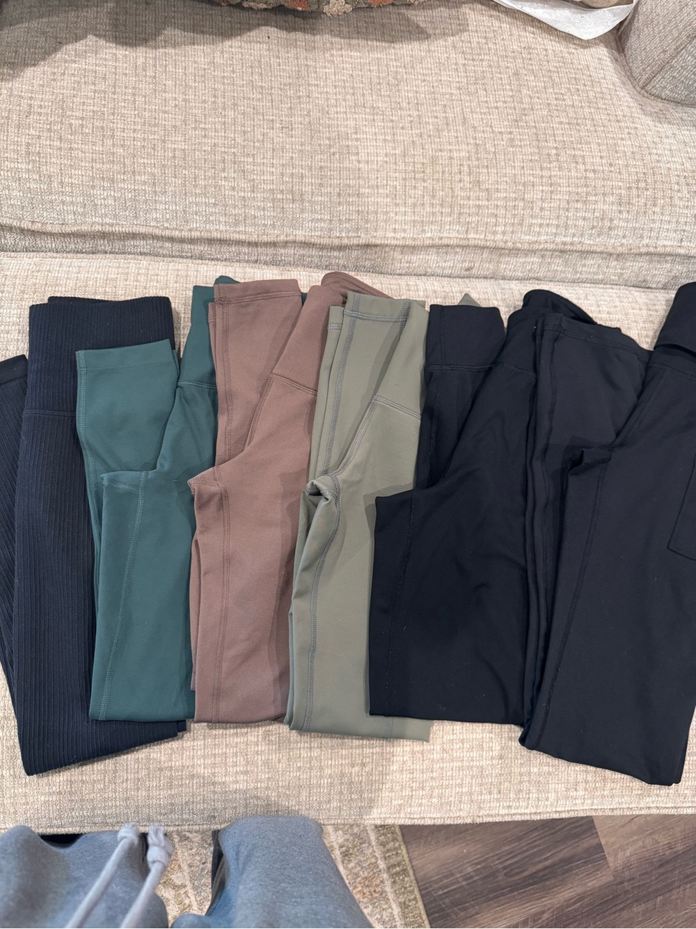6 pair Women’s High-Rise Active Leggings -